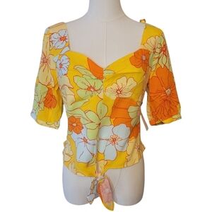 NWT‎ Modcloth Seaside Cottage Crop Top